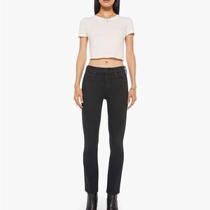 MOTHER Women's Black Skinny Jeans